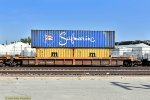 DTTX 728154-A with container load at Rana CA. 4/8/2021